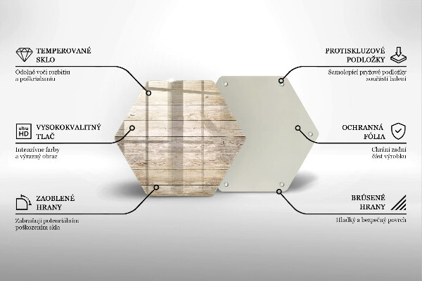Chopping board glass Wooden planks