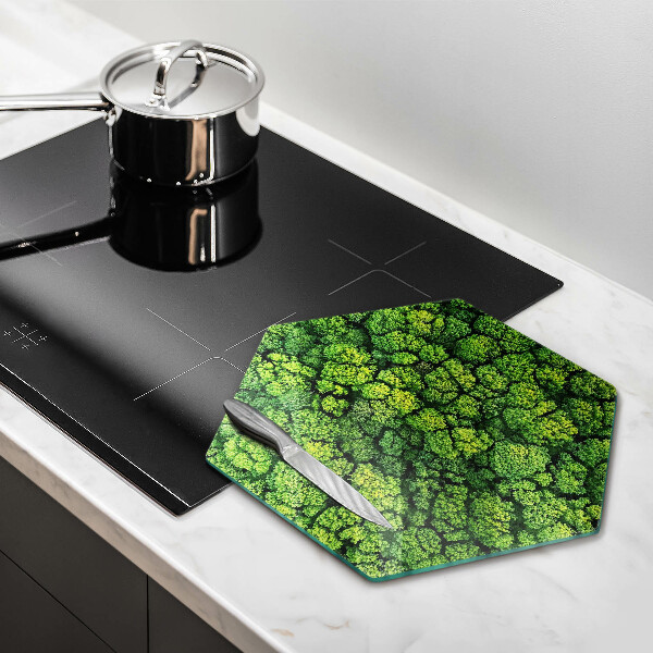 Glass chopping board Nature - moss plant