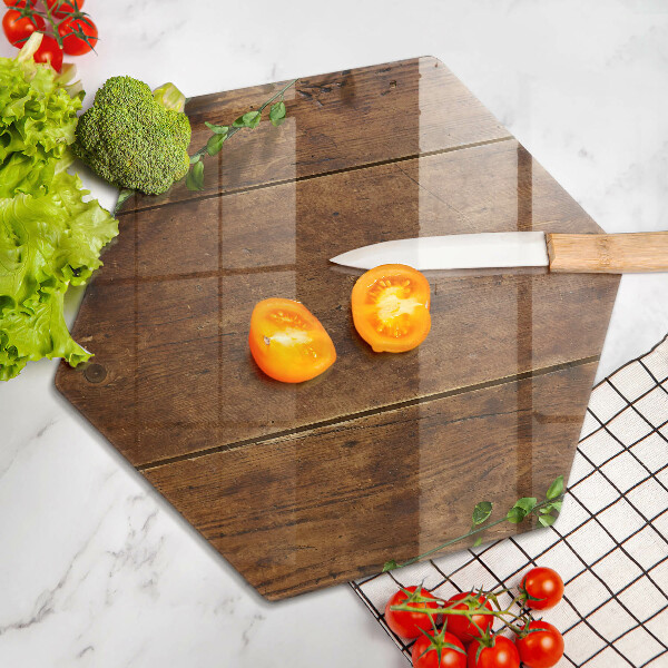 Kitchen worktop protector Wooden boards and leaves