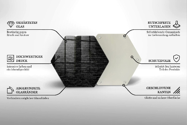 Kitchen worktop protector Brick wall