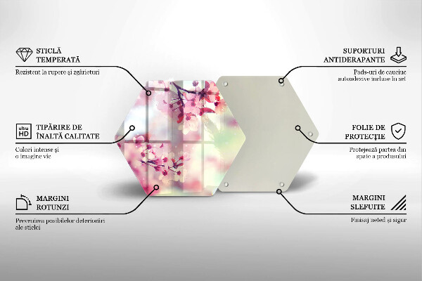 Kitchen worktop protector Nature apple flowers