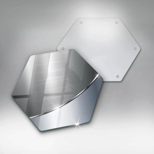 Kitchen worktop protector Pattern metal abstraction