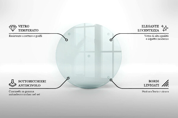 Transparent glass worktop saver 16 in