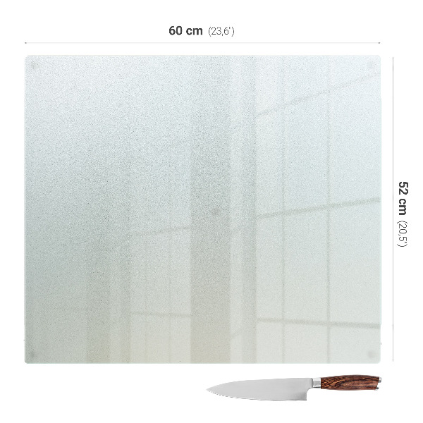 Glass chopping board 23.6" x 20.5"