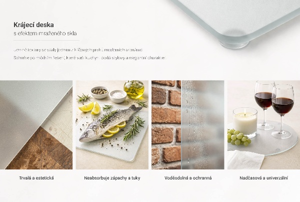 Glass chopping board 31.5×20.5 inches