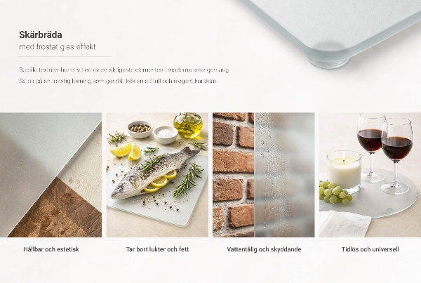 Glass chopping board 31.5×20.5 inches