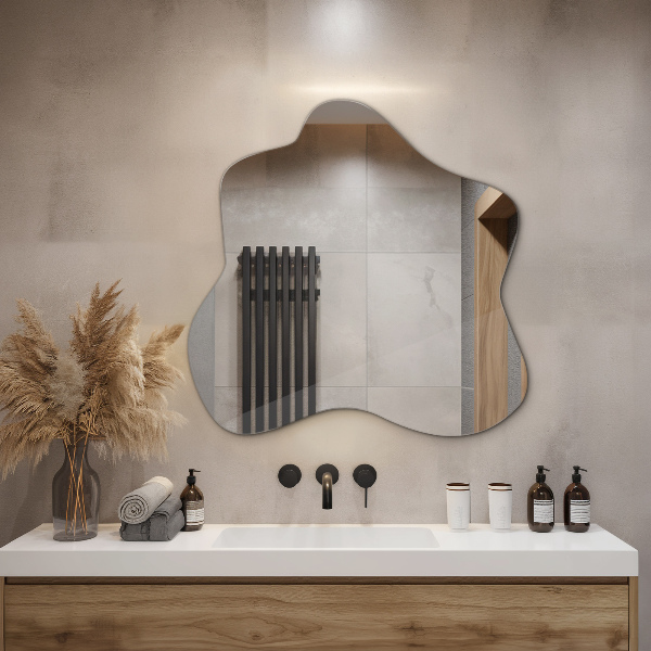 Splash irregular shaped mirror 58x58 cm