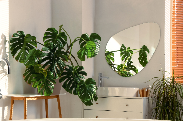 Organic mirror beautiful hanging addition 58x58 cm