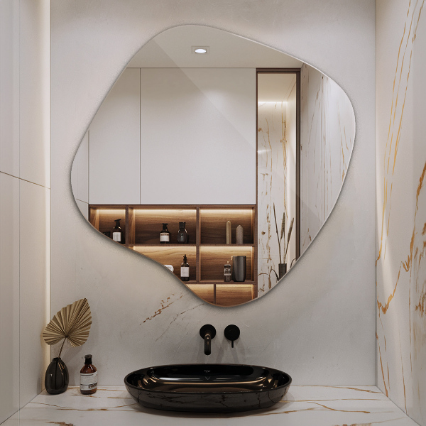 Mirror splash original 19x19 in