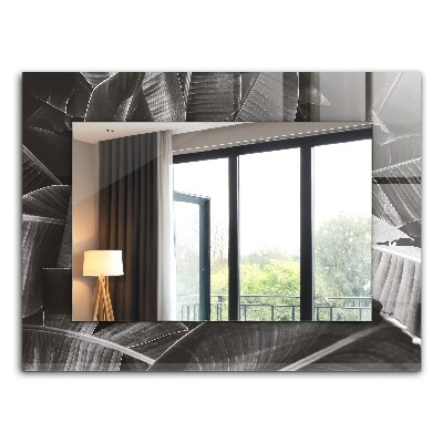 Wall mirror decor Banana leaves