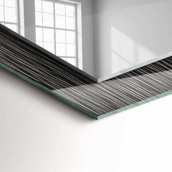 Wall mirror decor Modern lines
