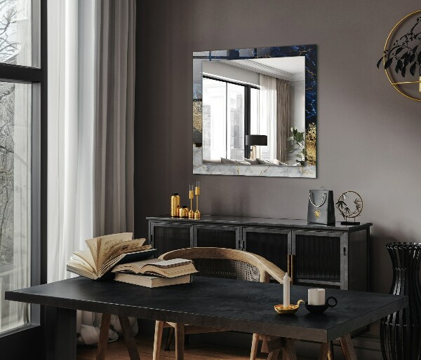 Wall mirror design Abstract marble