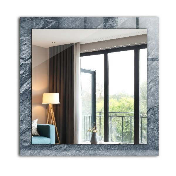 Decorative mirror Geometric tree motif
