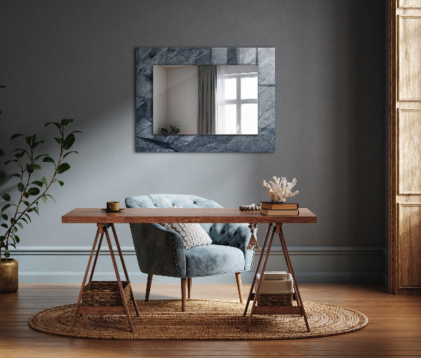 Decorative mirror Geometric tree motif