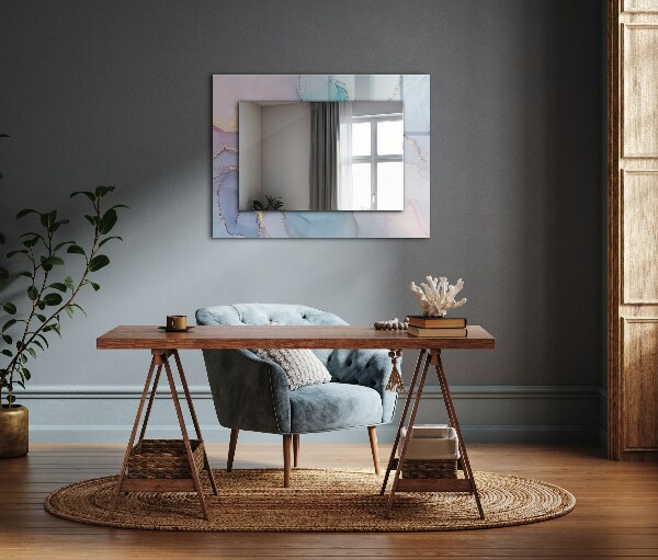 Wall mirror decor Watercolour abstract art