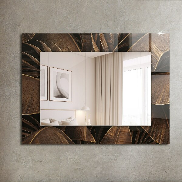 Decorative mirror Tropical leaves