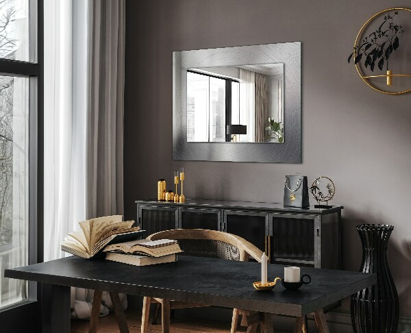 Decorative mirror Round metal surface