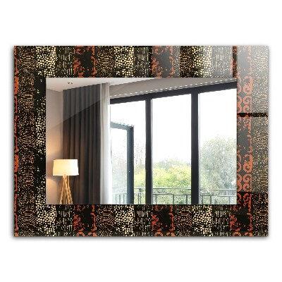 Decorative mirror Ethnic ornamental motif
