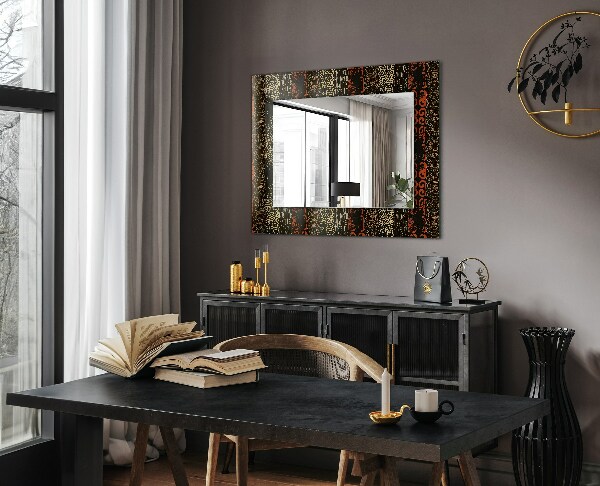 Decorative mirror Ethnic ornamental motif