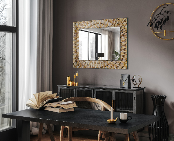 Wall mirror design Braid