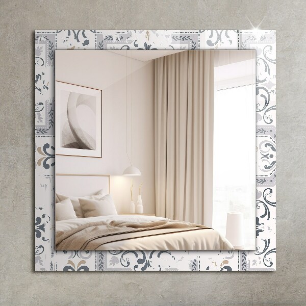 Decorative mirror Decorative tile pattern