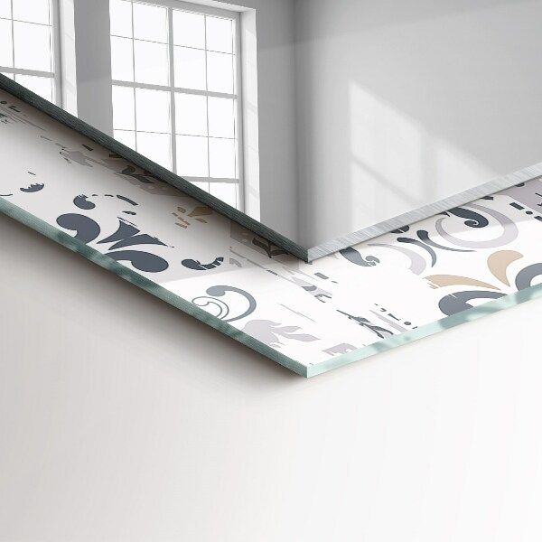 Decorative mirror Decorative tile pattern