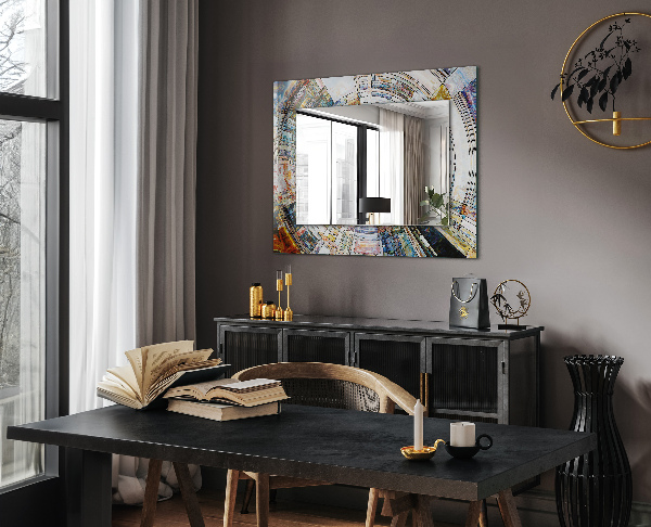 Decorative mirror Abstract circle mosaic