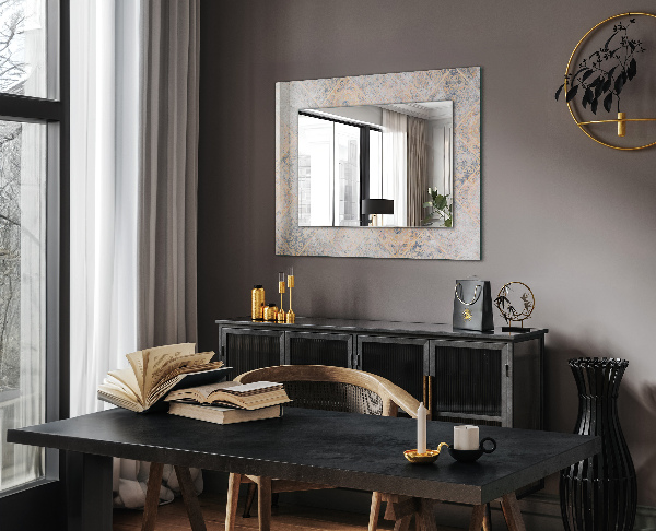 Wall mirror design Patterned tiles