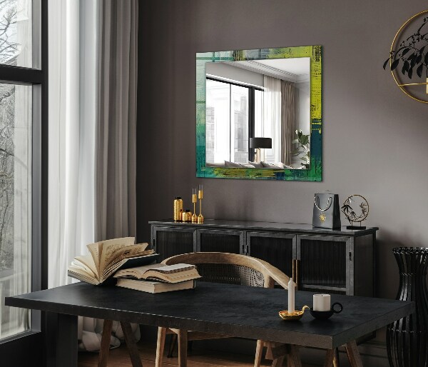 Decorative mirror Abstract coloured composition