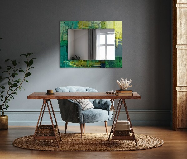 Decorative mirror Abstract coloured composition