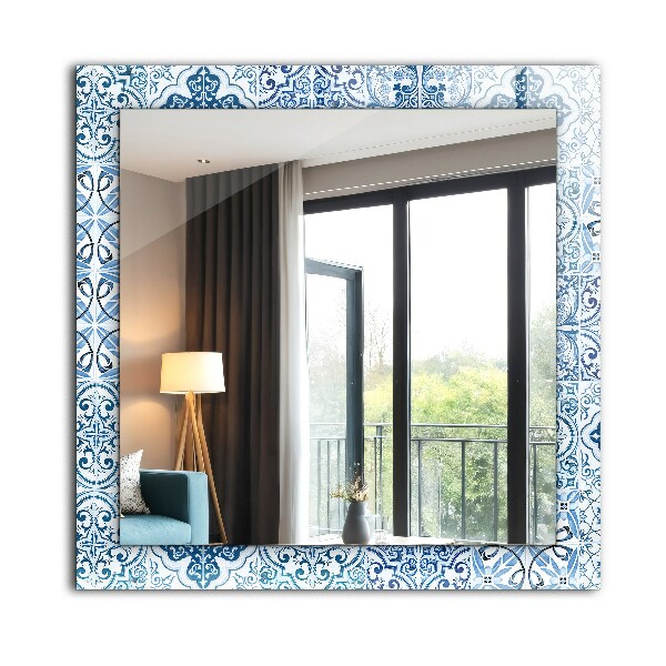Decorative mirror Abstract marble motif