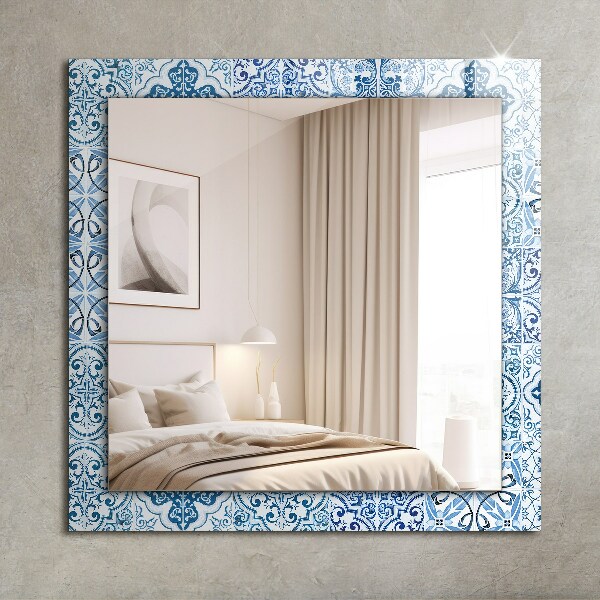 Decorative mirror Abstract marble motif