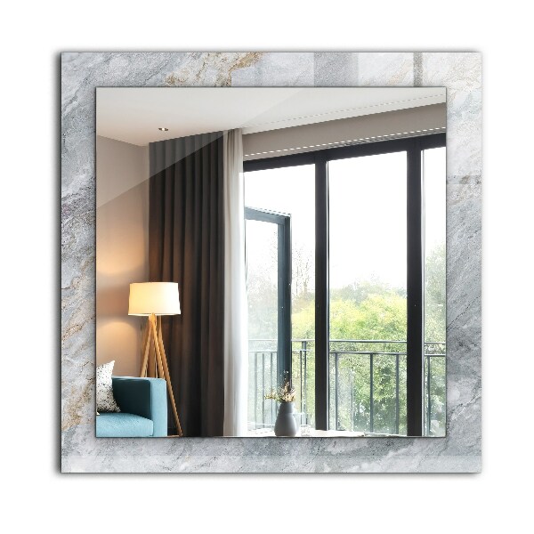 Printed mirror Abstract marble design