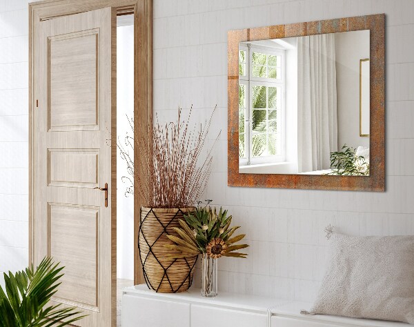 Wall mirror design Coloured folkloric motifs