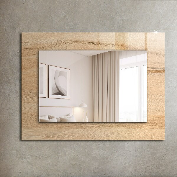 Decorative mirror Abstract coloured waves