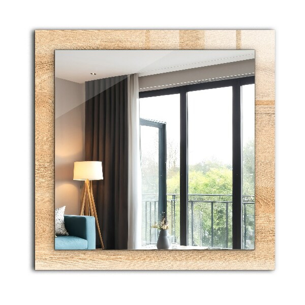 Decorative mirror Abstract coloured waves