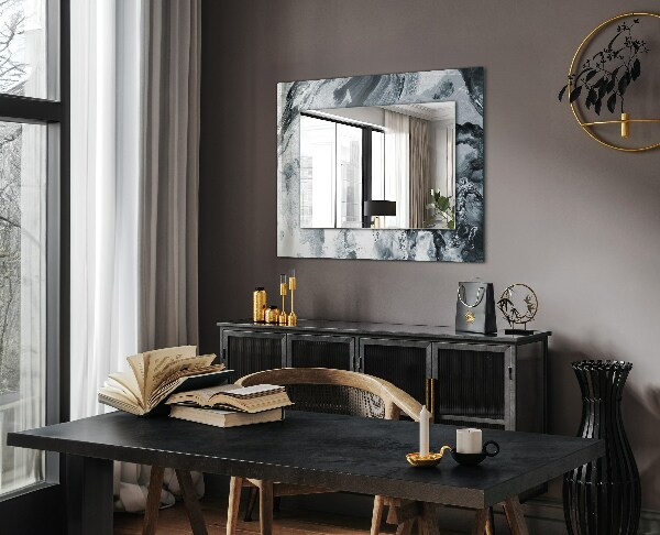 Mirror frame with print Autumn trees
