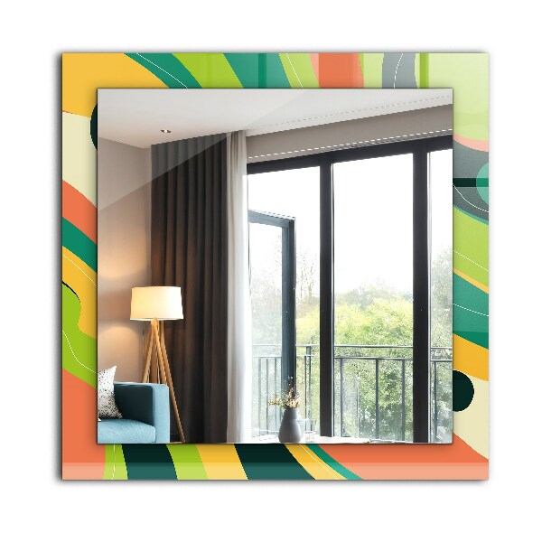 Wall mirror design Geometric motif