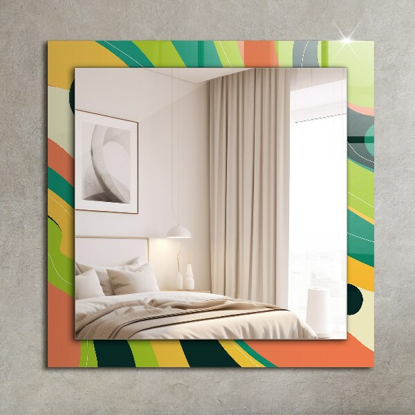 Wall mirror design Geometric motif