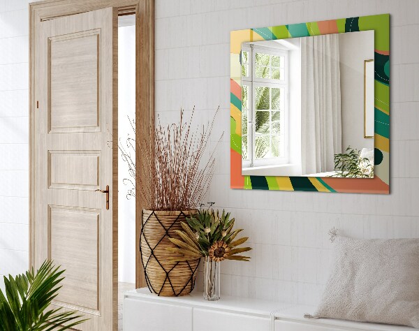 Wall mirror design Geometric motif