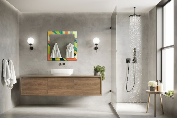 Wall mirror design Geometric motif