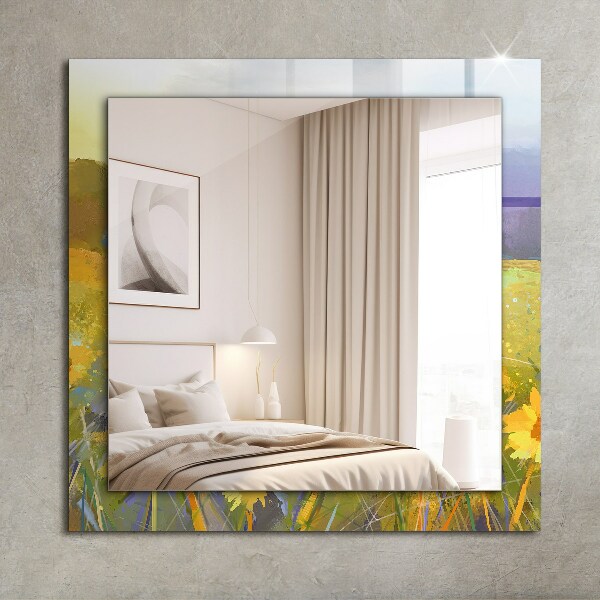 Wall mirror design Rusty metal