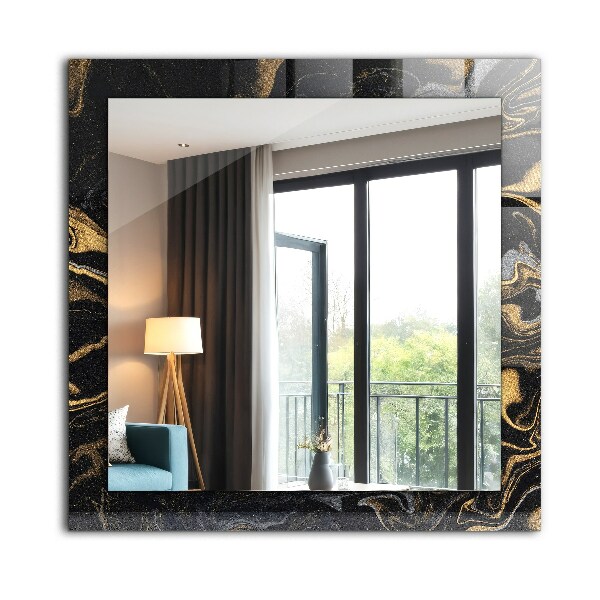 Wall mirror decor Wooden floor