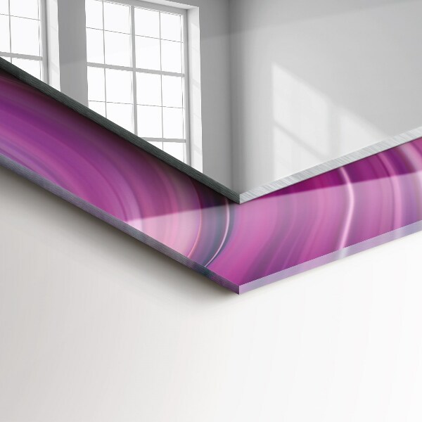 Printed mirror Colourful palm tree motif