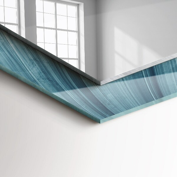 Printed mirror Hummingbirds and flowers