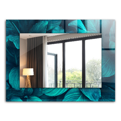 Wall mirror decor Ginkgo leaves