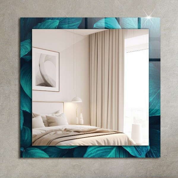 Wall mirror decor Ginkgo leaves