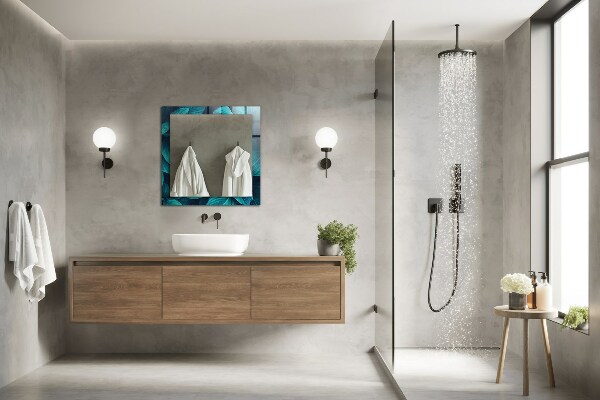 Wall mirror decor Ginkgo leaves