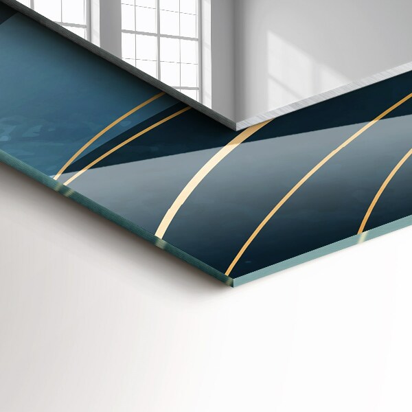 Wall mirror design Astragal line