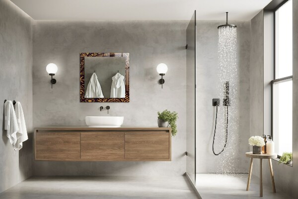 Printed mirror Ethnic motifs